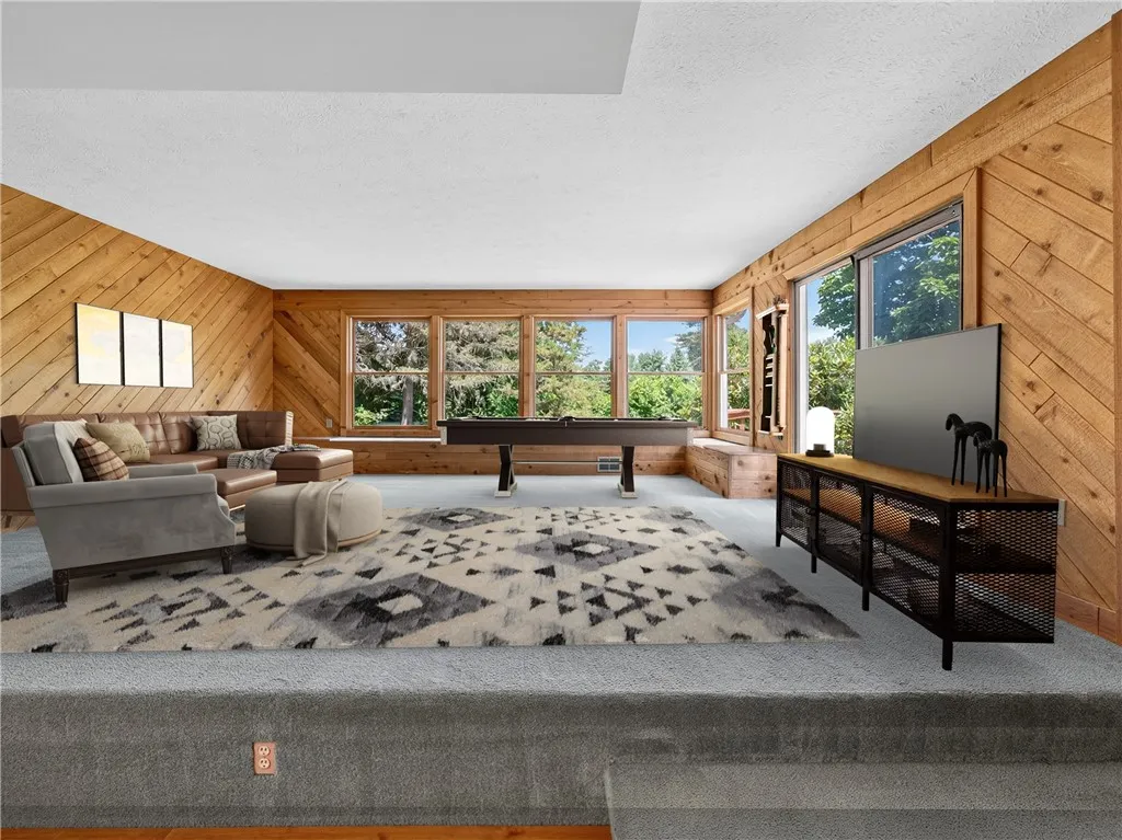 Family Room Staged