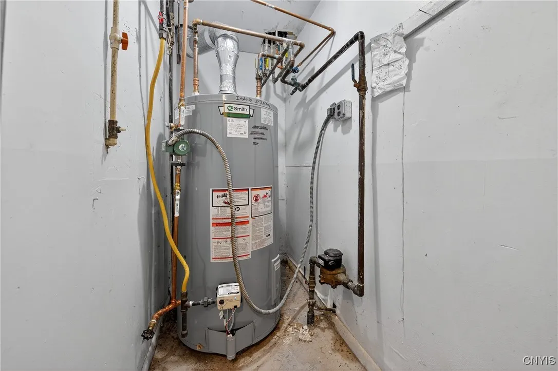 In the basement/ common area- water heater