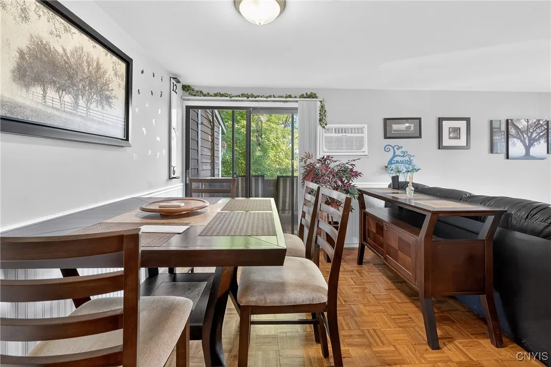 Dining/living combo.
