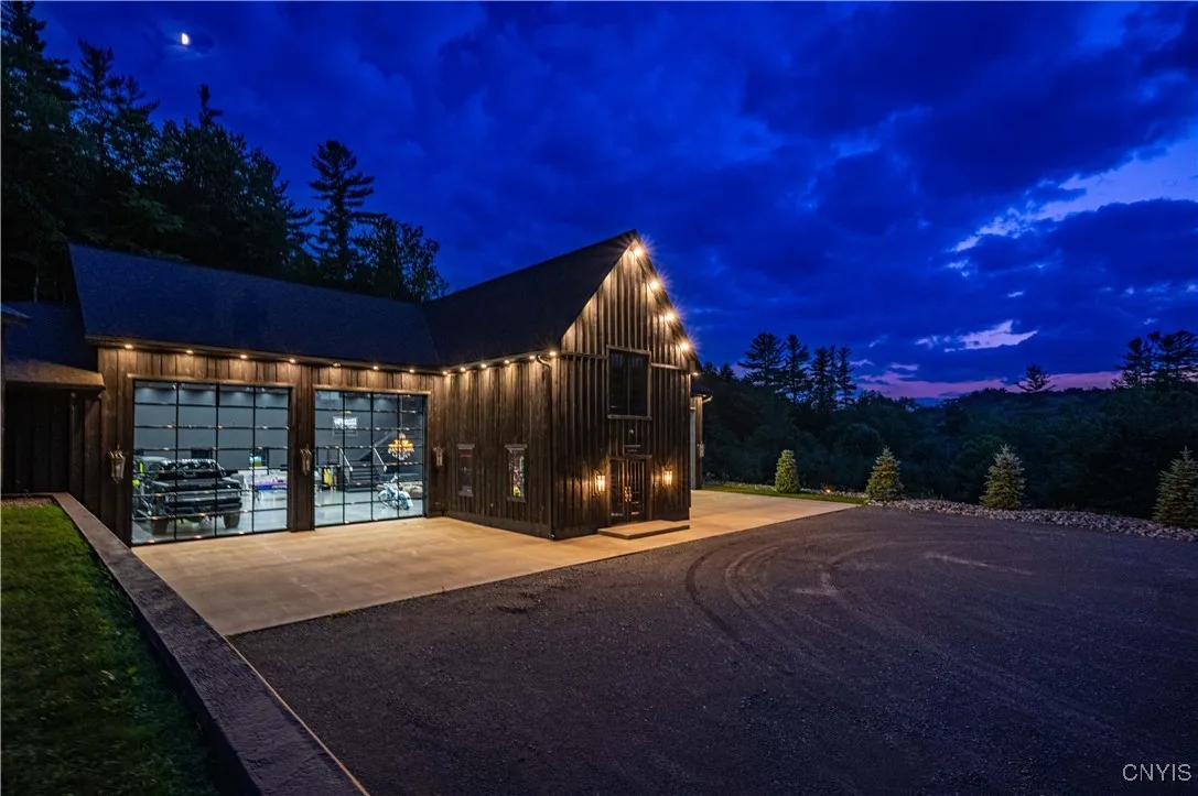 Showroom at night