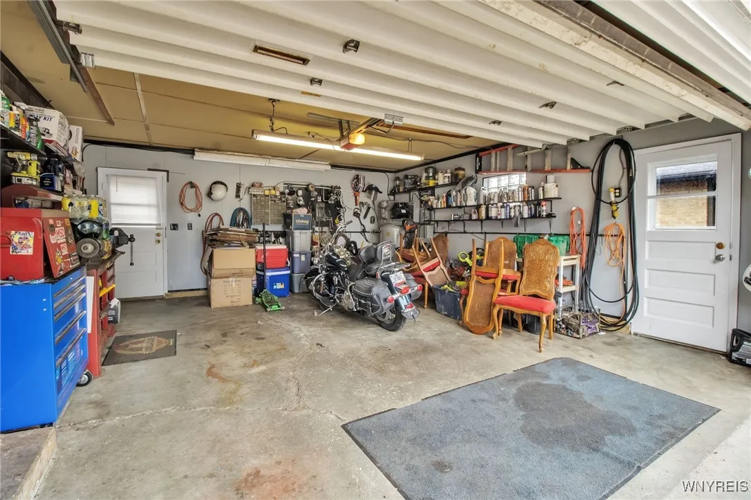 2-car attached garage