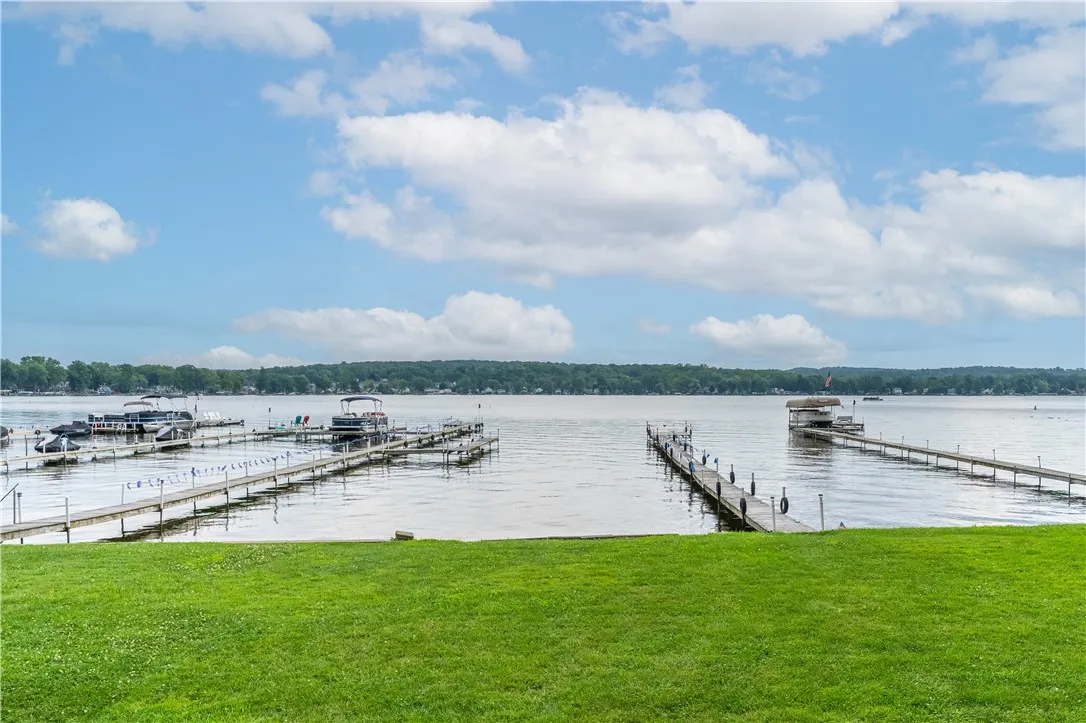 Owners had pontoon and ski boat and still plenty of room for friends to dock