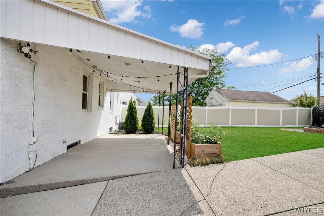 Covered patio