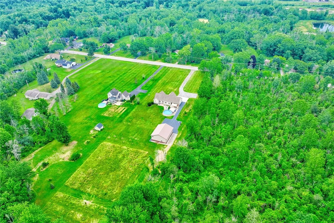 AERIAL VIEW FROM WEST TO EAST