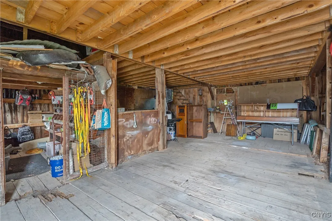 Tons of space in the barn