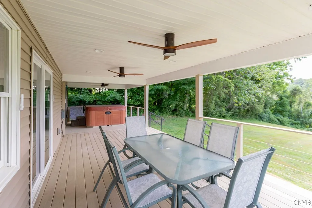 Expansive Rear Deck.