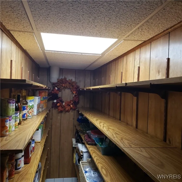 Storage in basement