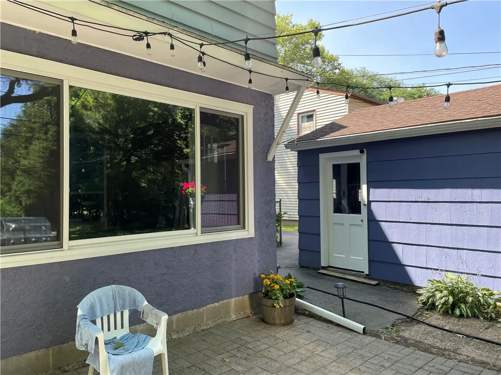 This picture window lets you enjoy the great outdoors, even in cold winter weather!