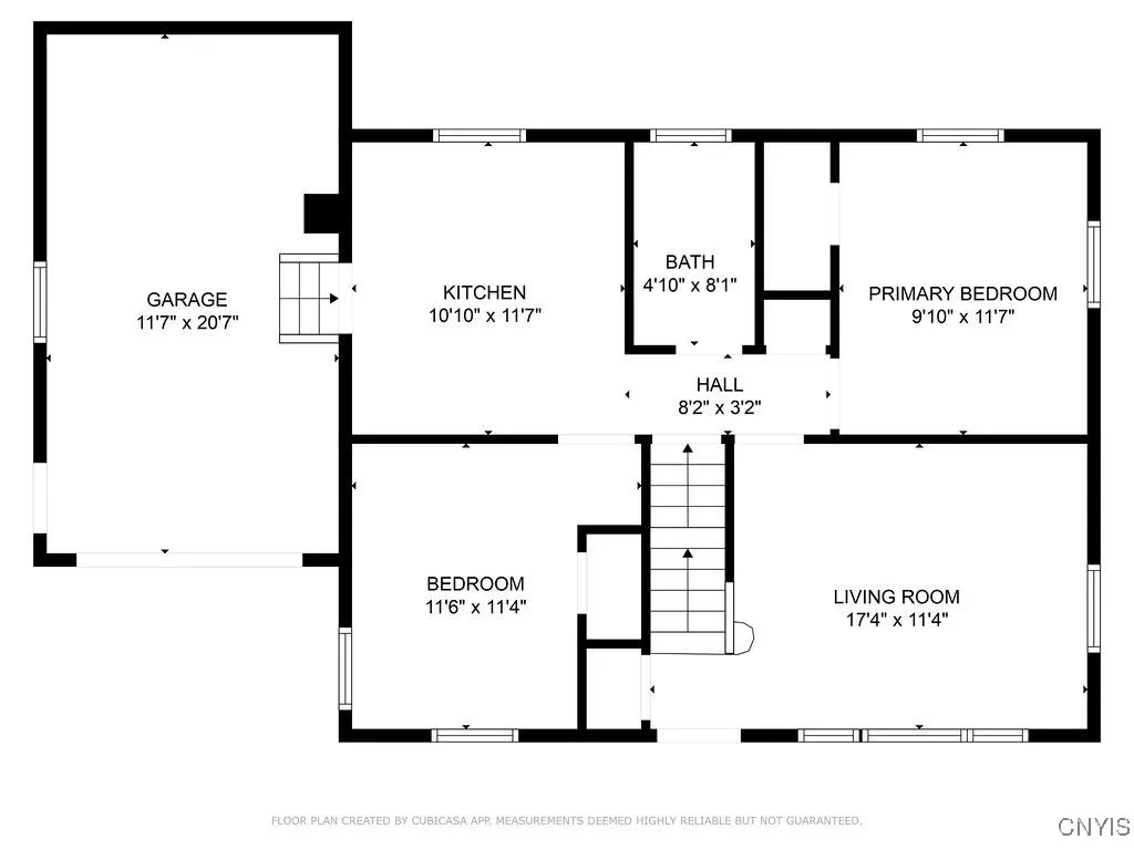 Main floor layout image for 405 Edgerton St, Minoa,​​‌​​​​‌​​‌‌​‌‌​​​‌‌​‌​‌​‌​​​‌​​ NY.