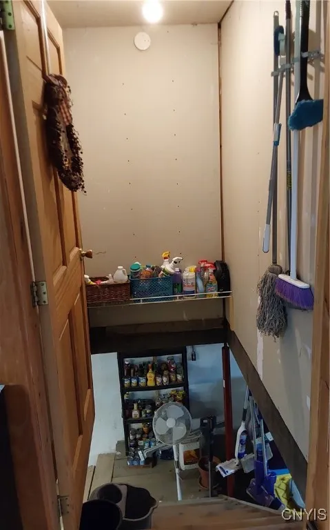 Basement interior entrance