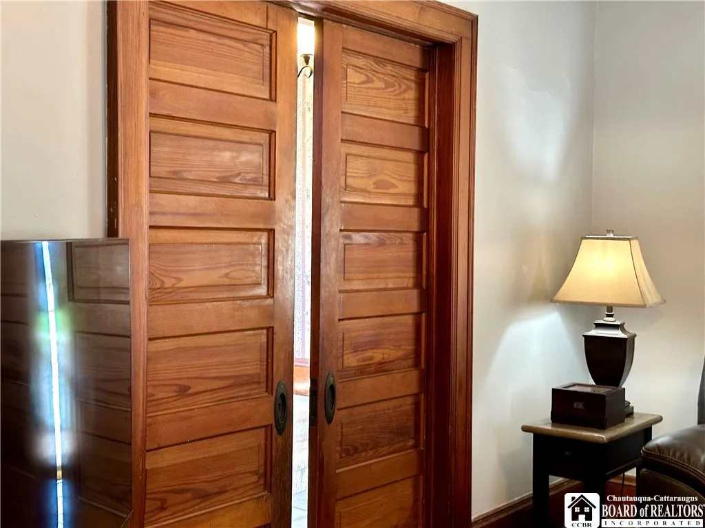 Pocket doors into the Living room