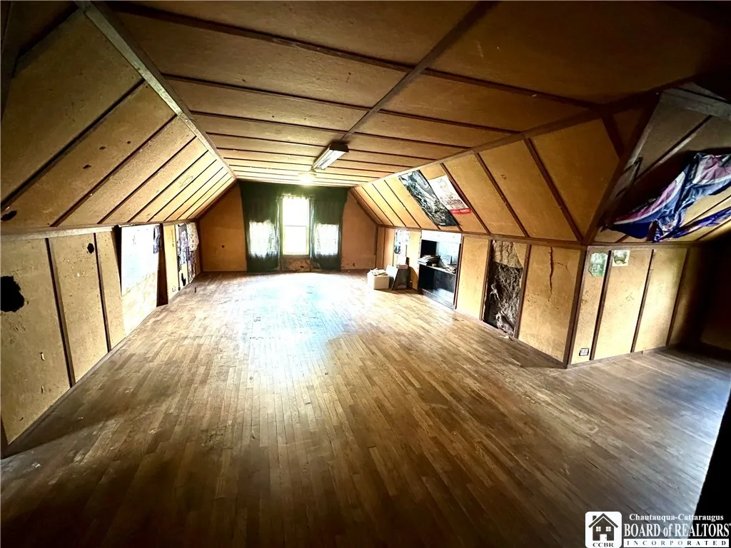 Full attic, for a rec room, play room, office...you name it