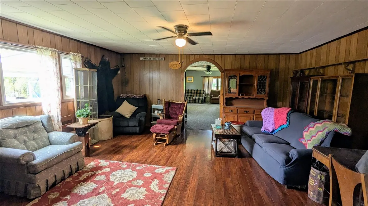 Dining area currently being used as second living room