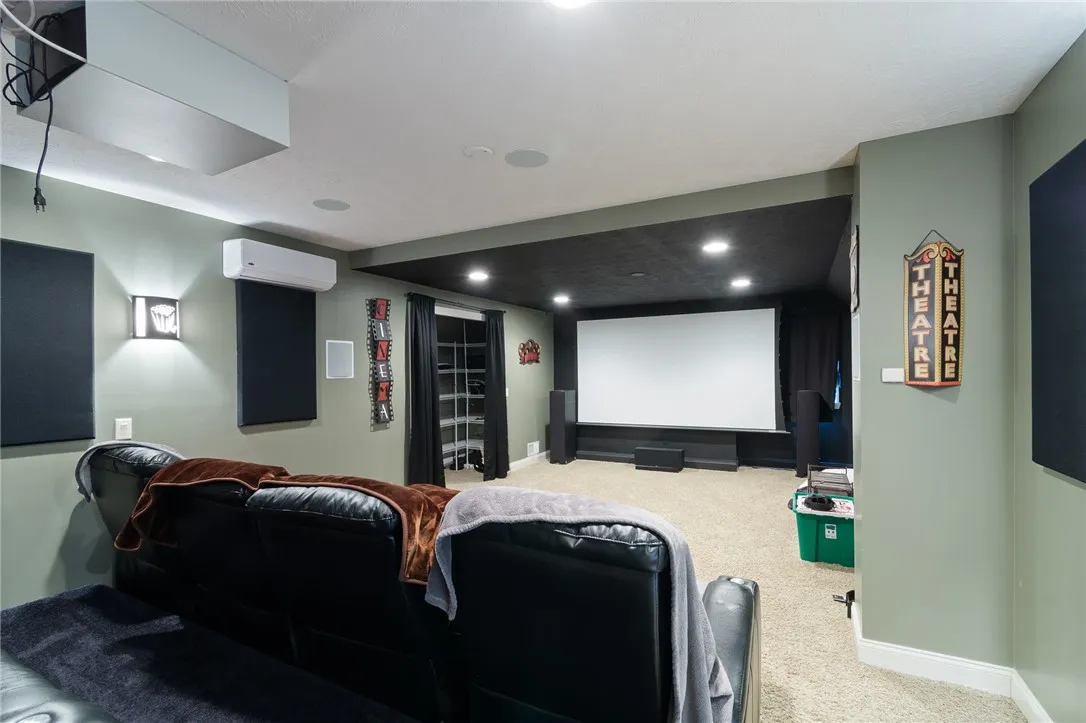 The THEATER ROOM- a great “get away” space!