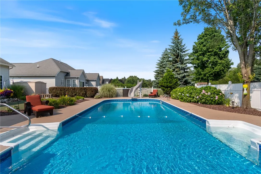 The BUILT IN POOL!