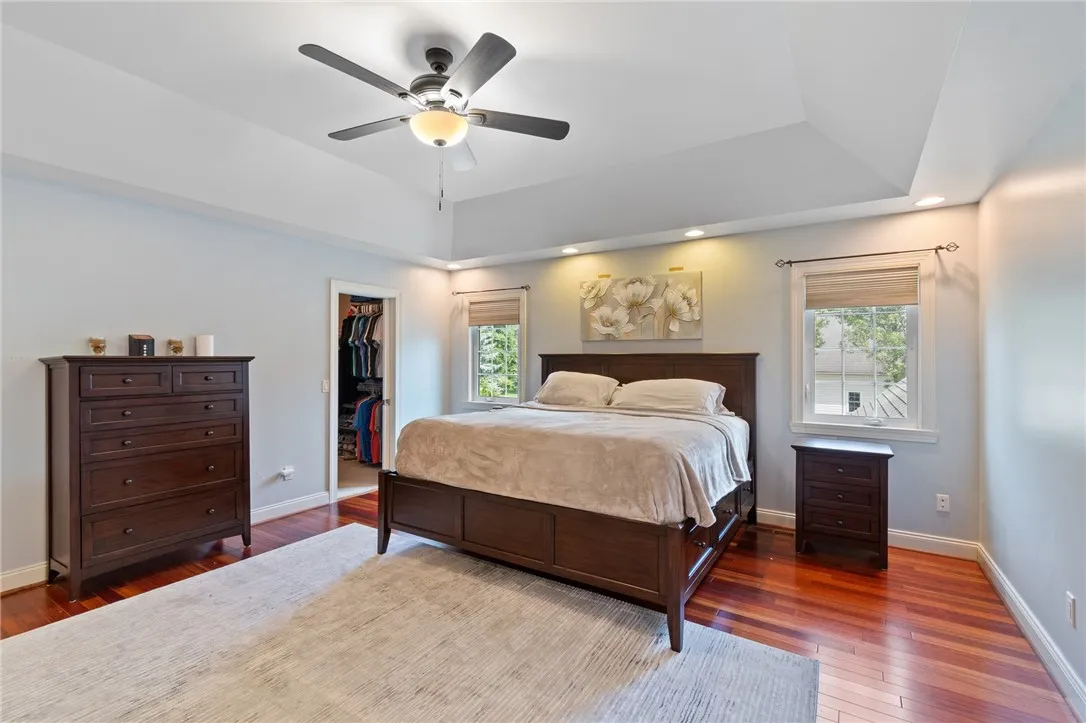 The PRIMARY SUITE - second floor