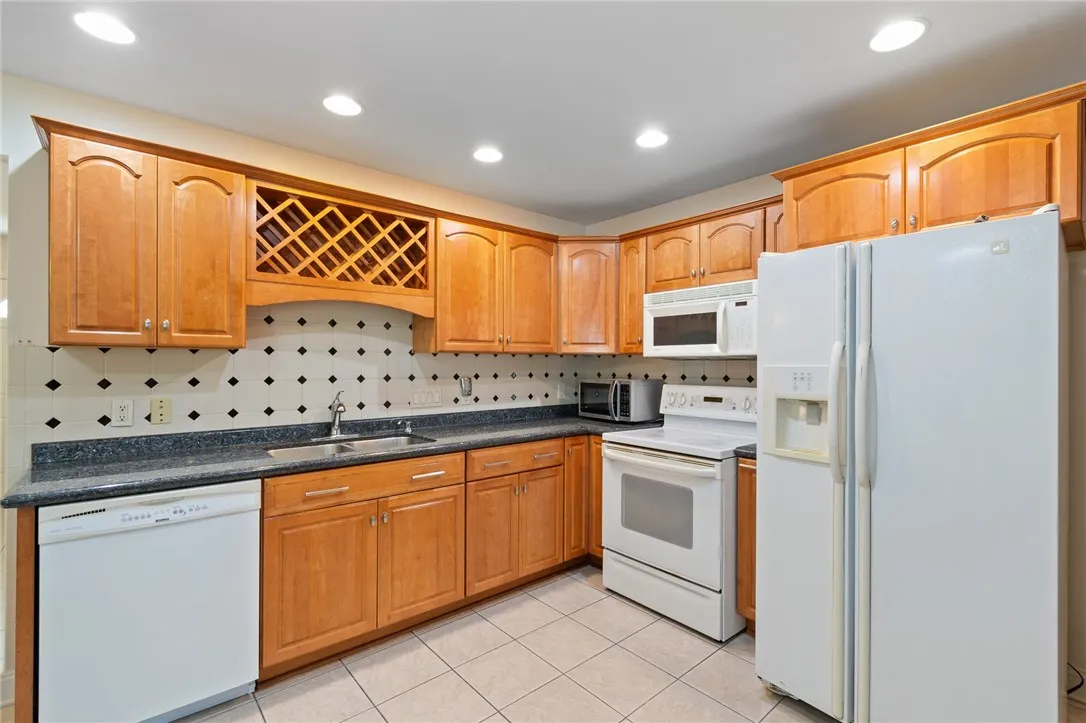 The INLAW kitchen - plenty of counter space and even a wine rack!