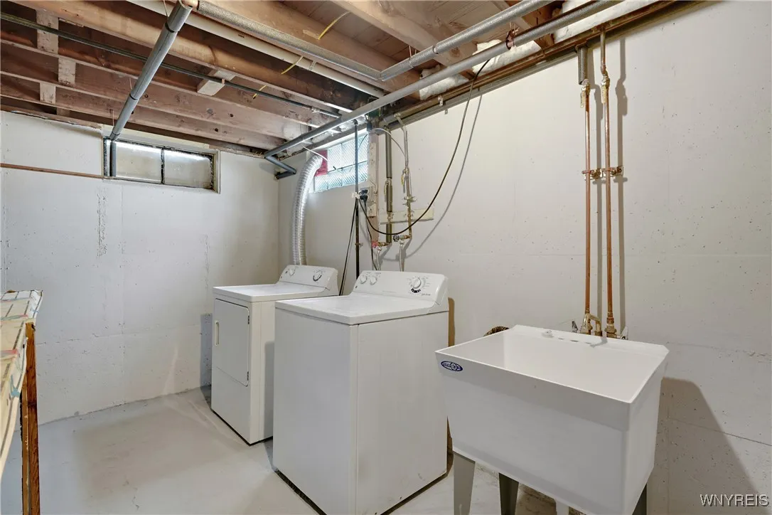 Basement Laundry Area