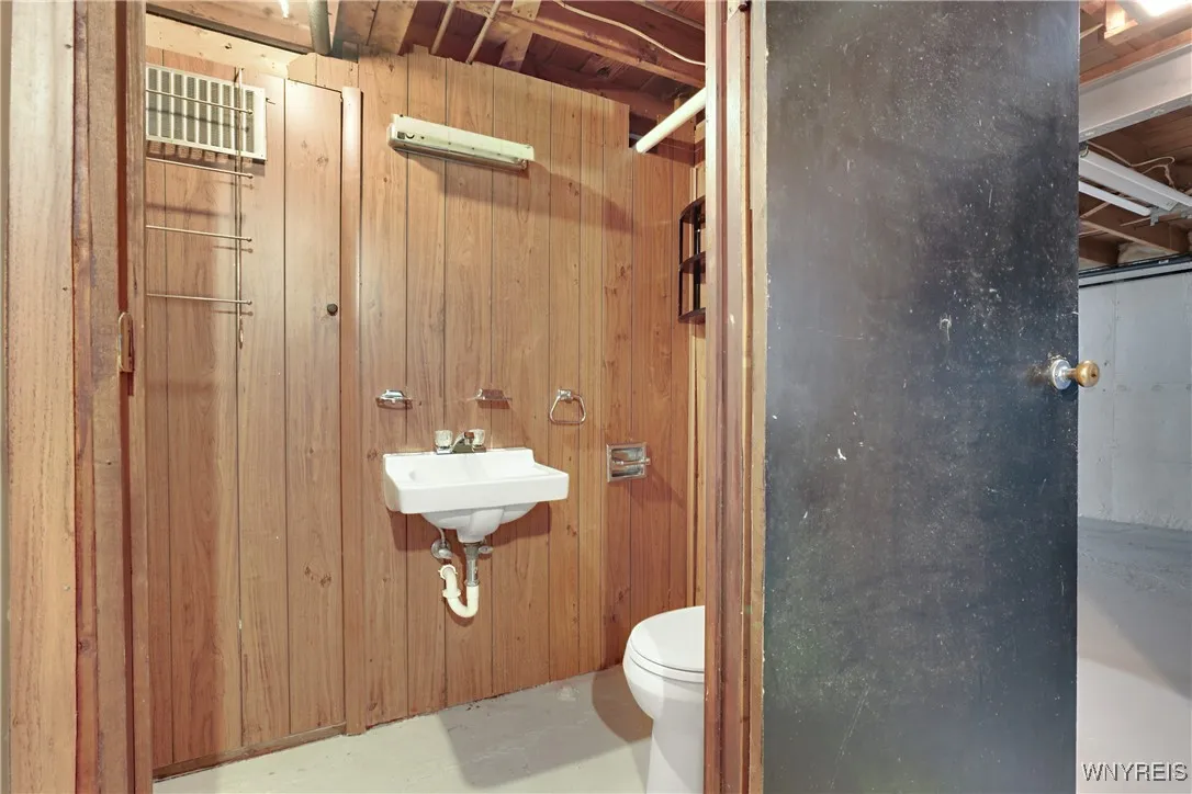 Basement Half Bath