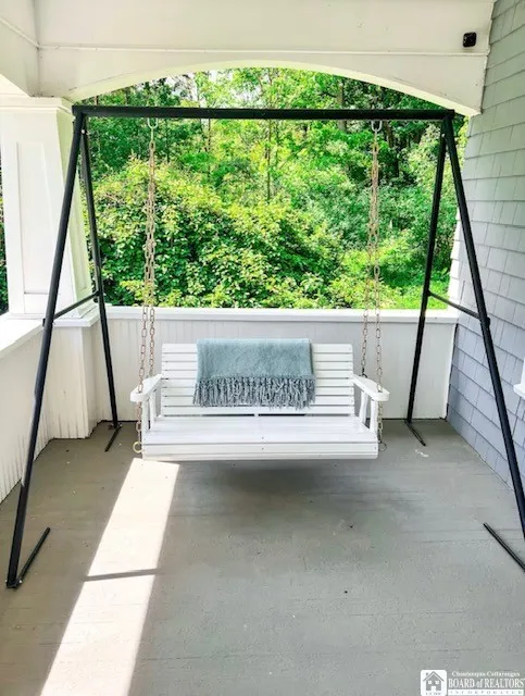 Relax of the porch swing.