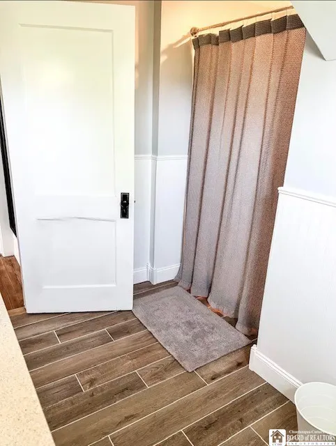 First floor full bathroom.