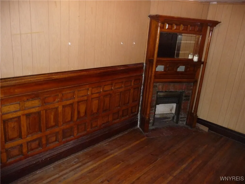 room off hallway used as an office