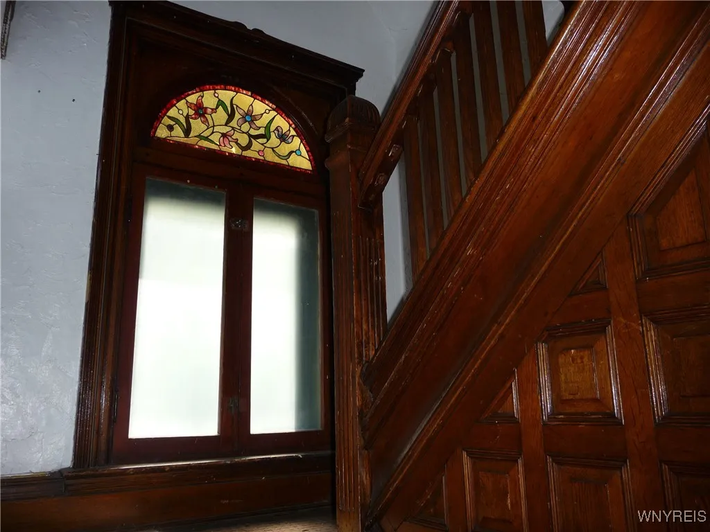 stairway to 2nd floor apartment