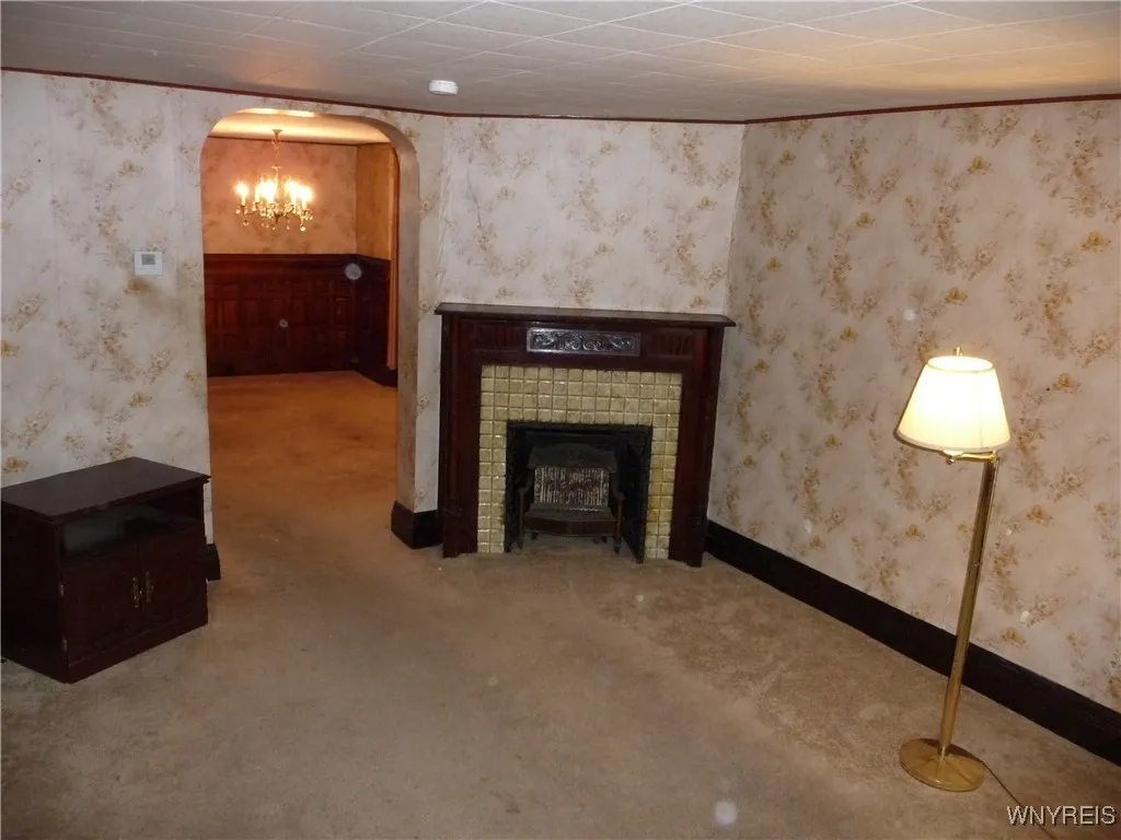 living room gas fireplace not connected