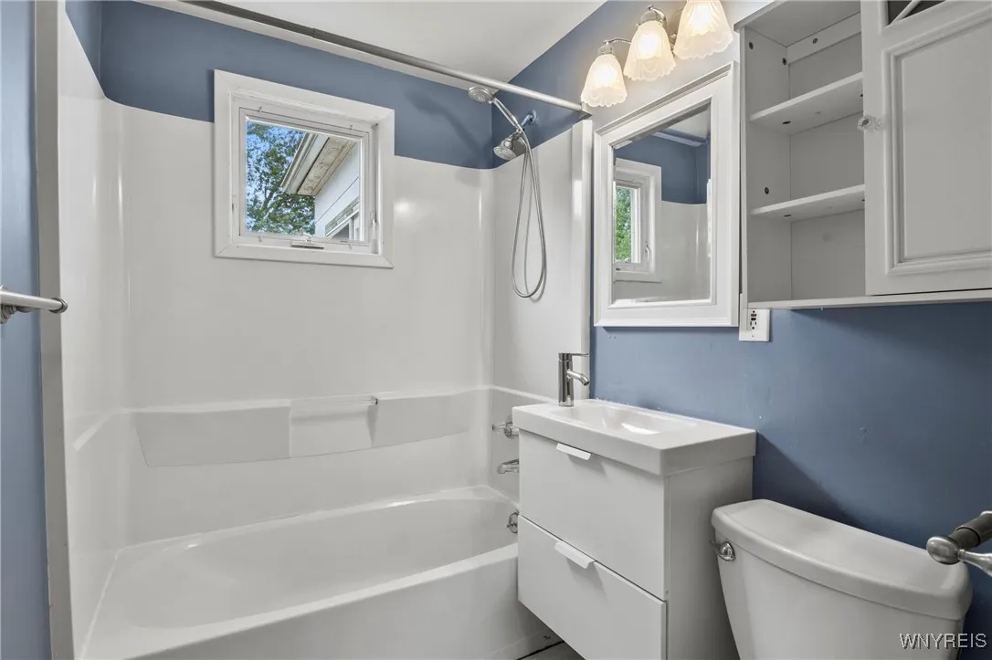 First floor full bathroom