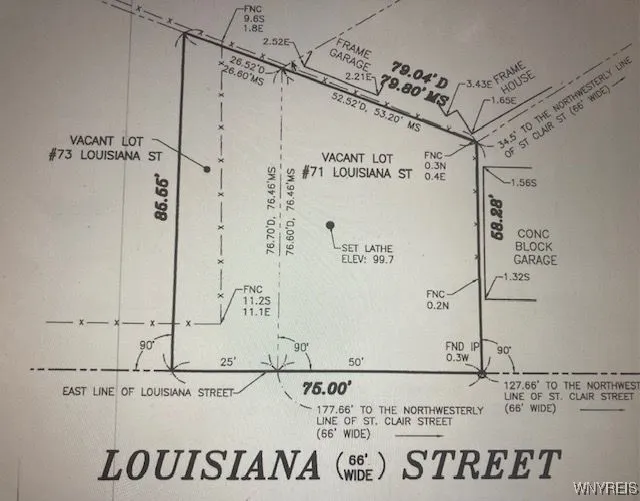 71 Louisiana Street, Buffalo, New York 14204, Buffalo, New York 14204, ,Land,For Sale,71 Louisiana Street, Buffalo, New York 14204,B1624639