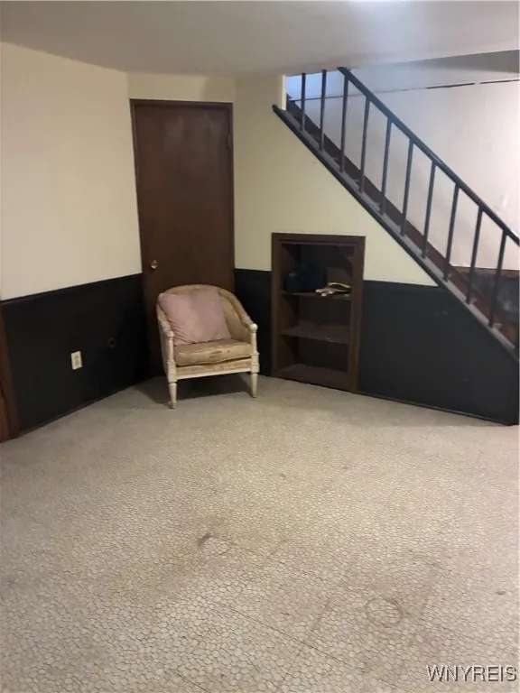 Finished area in Basement