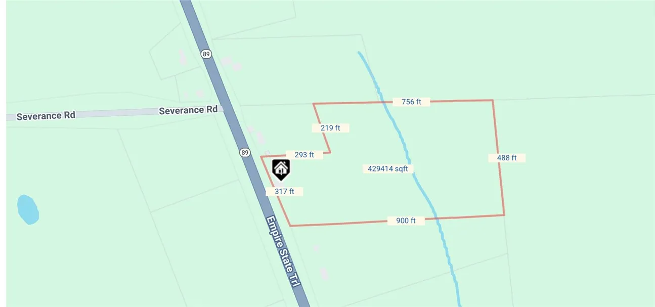 LOT DIMENSIONS - 9.05 +-