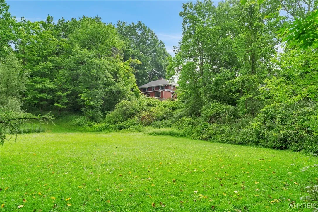 Lower Land view of House