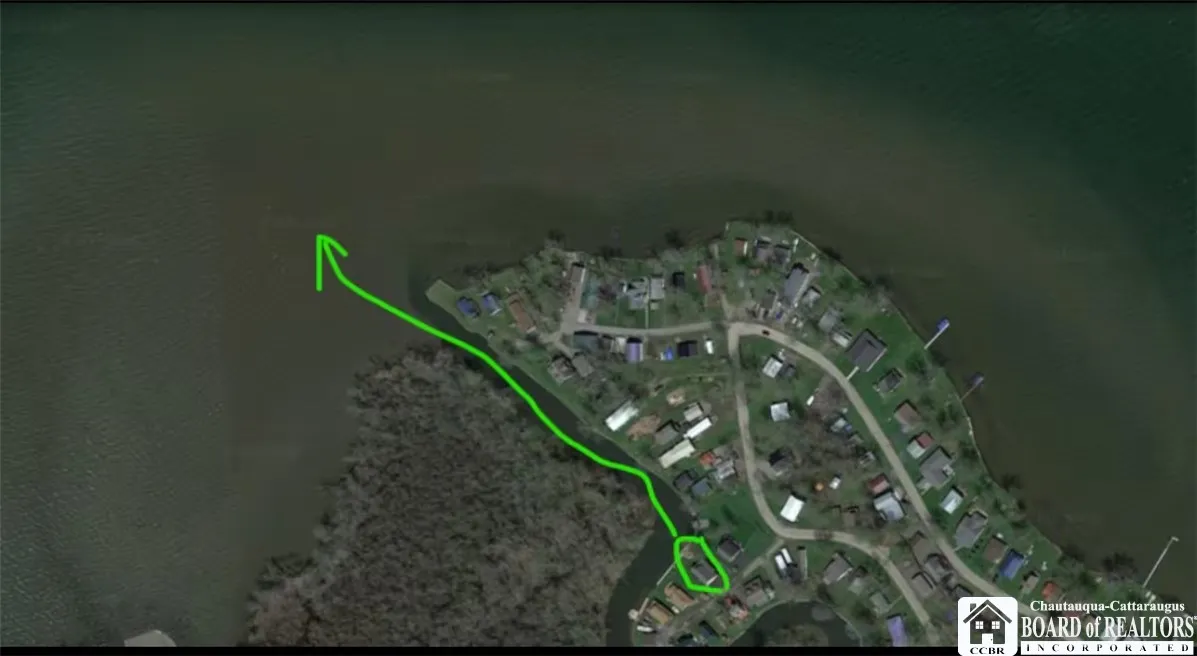 Map of the creek- leading to the lake