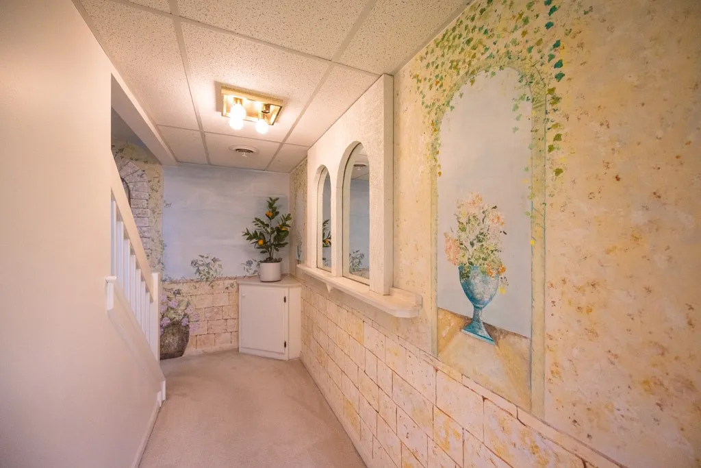LOWER LEVEL HALLWAY TO THE FINISHED AREA