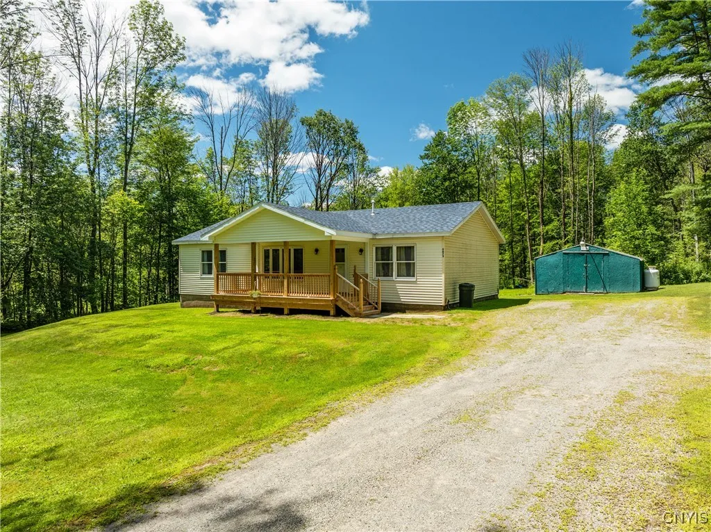 Driveway and front view