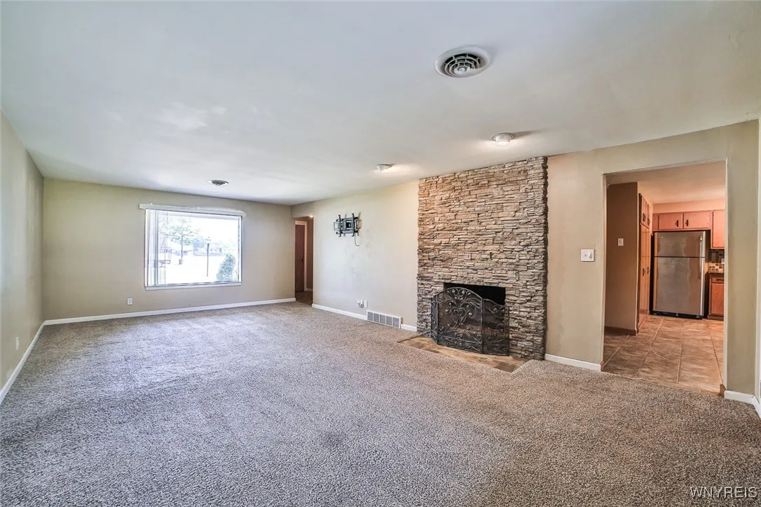 This shows the entrance to the kitchen / mud room / laundry / 1/2 bath / garage.