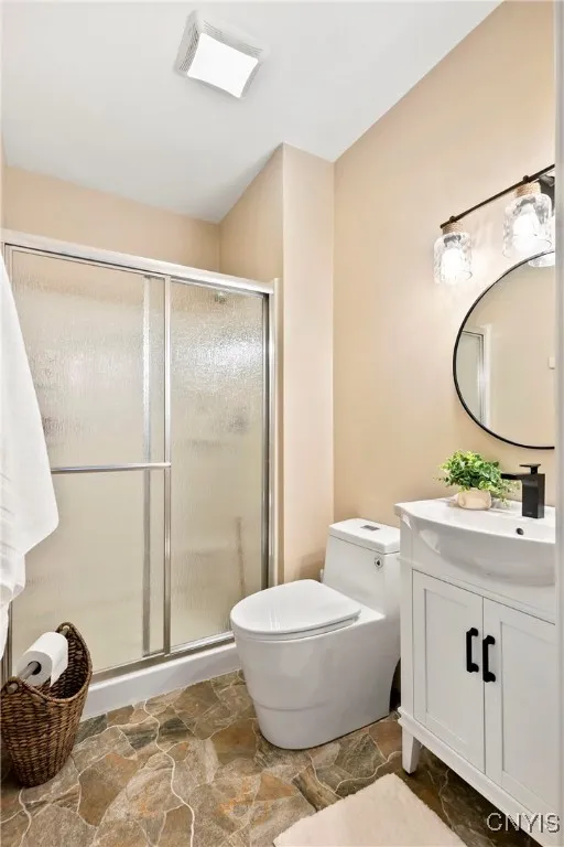 lower level full bathroom