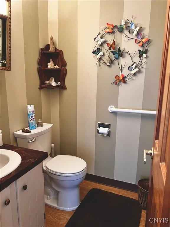 First floor half bath! First floor half bath!