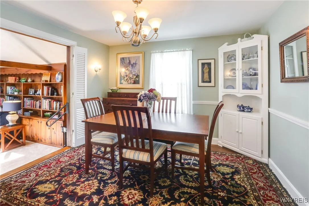 Formal diming room is entered from Living Room - Kitchen - Family Room   The heart of entertaining.