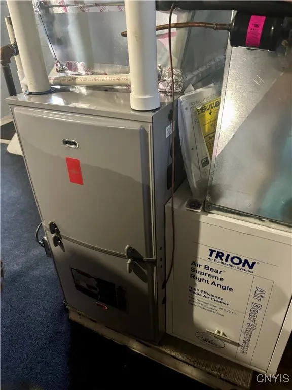 New gas forced furnace