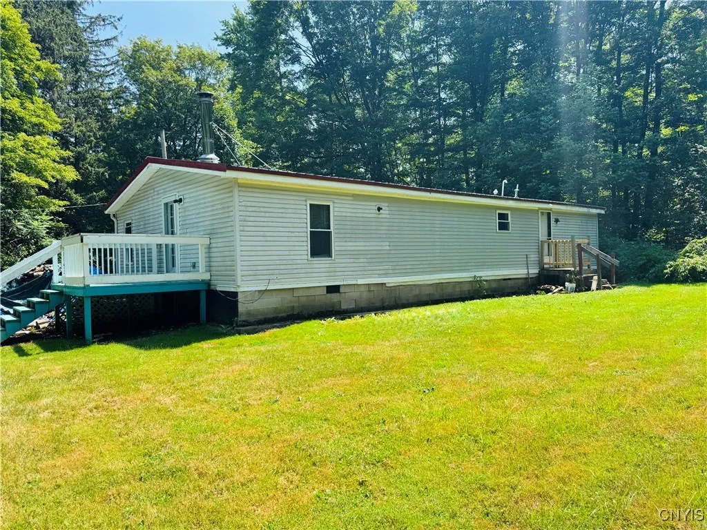 Rear of the house.