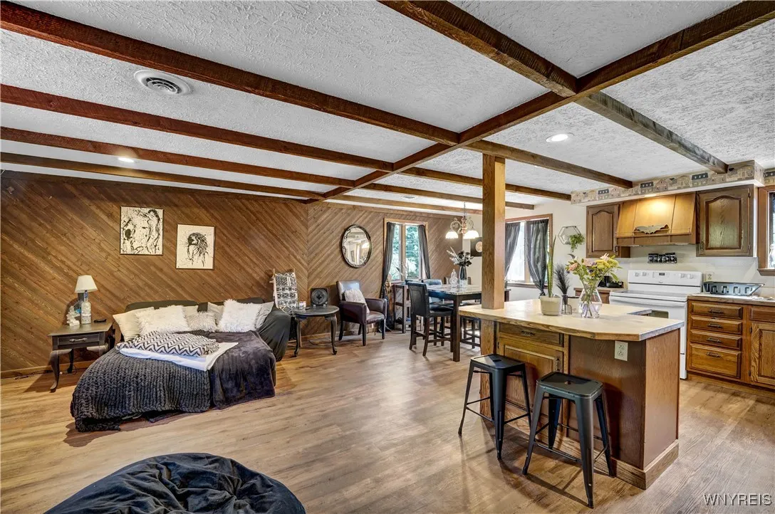 Upstairs Apartment Living Room/Dining/Kitchen Combo