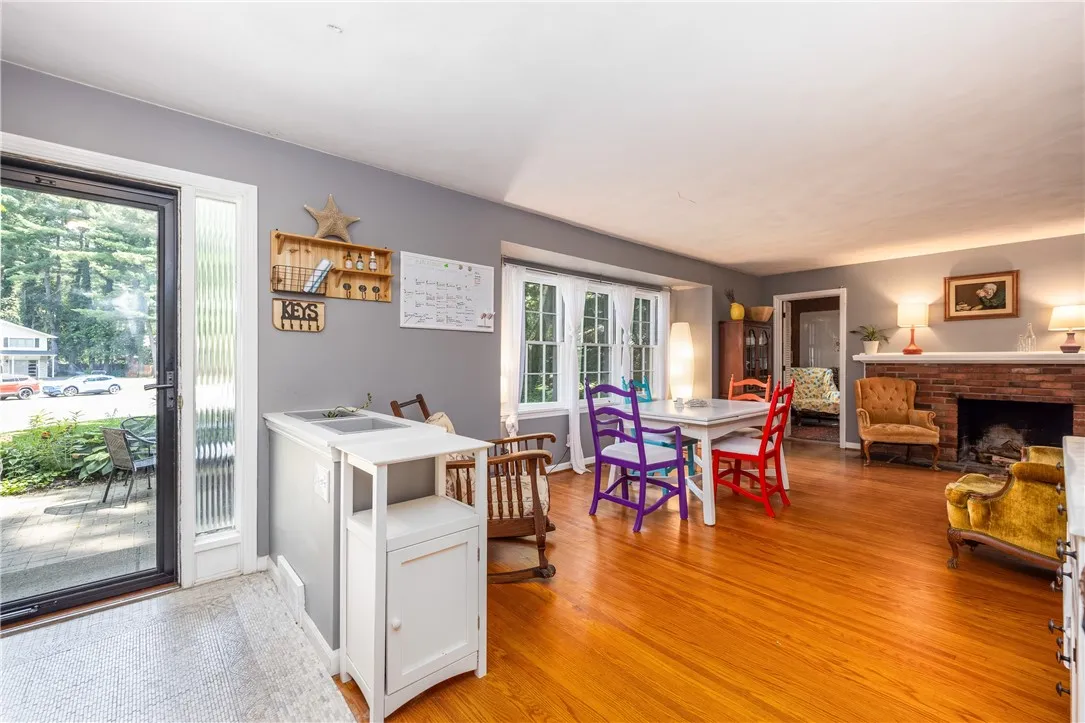 Hardwood floors throughout the home , upstairs and down !