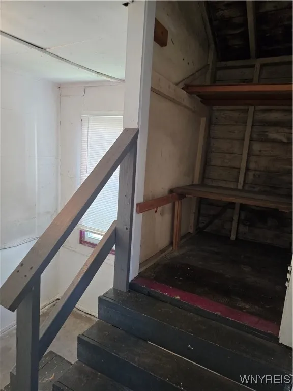 a space for coats and shoes or a pantry.