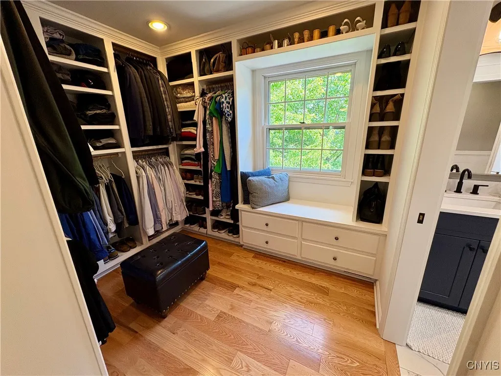 Fabulous walk-in closet/dressing area.