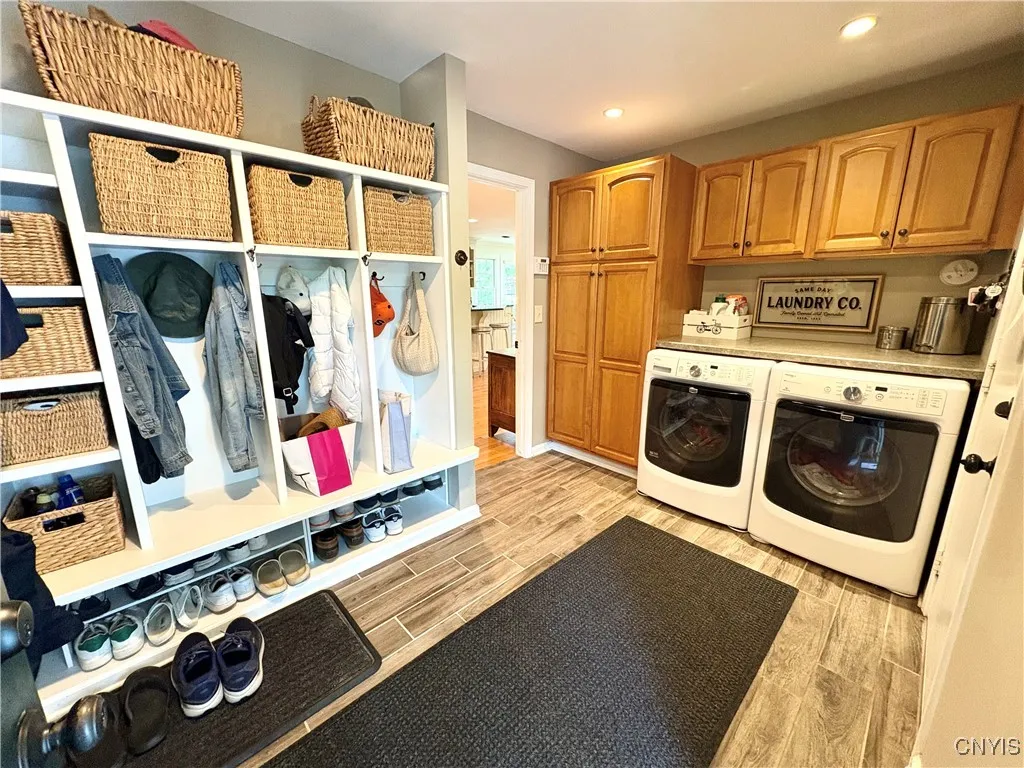 Main floor laundry/mud room.