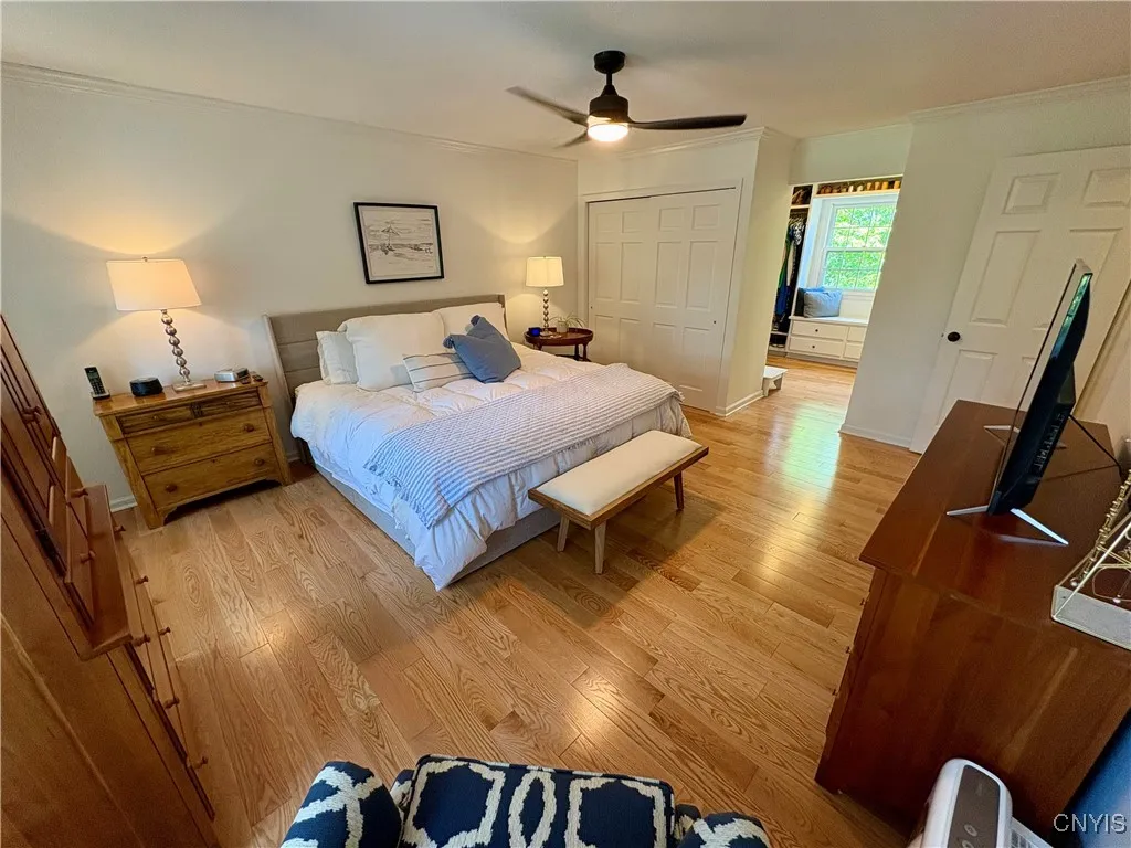 Primary suite is perfect with lots of storage and closet space!