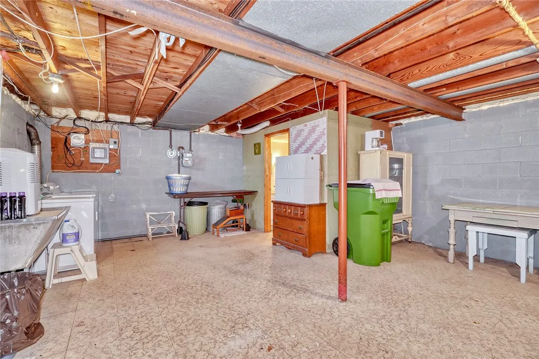 BASEMENT LAUNDRY AREA
