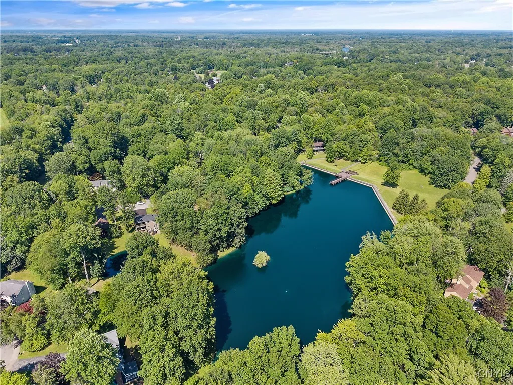 lake across the street